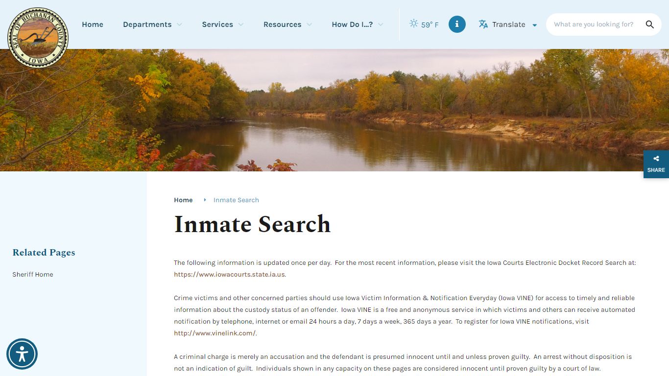 Inmate Search - Iowa