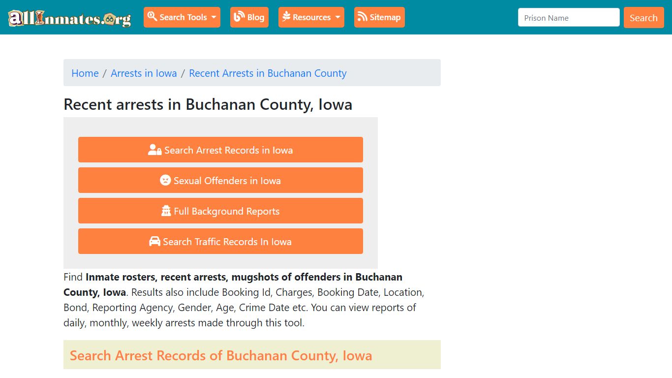 Recent arrests in Buchanan County, Iowa | Mugshots, Rosters, Inmates ...